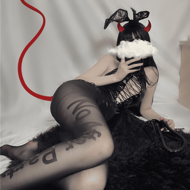 Little Devil Strap Sexy Jumpsuit Lingerie