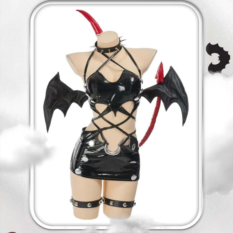 Devil Twins Cosplay Sexy Lingerie Costume