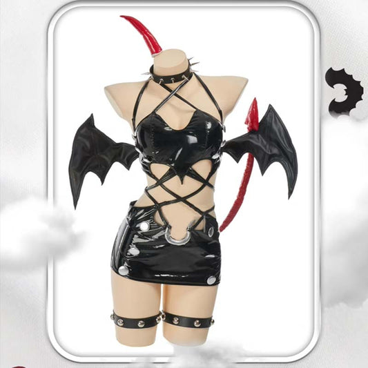 Devil Twins Cosplay Sexy Lingerie Costume