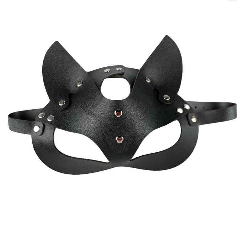 Fox Rabbit Ears PU Cosplay Mask