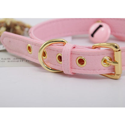 Cosplay Bow Bell Leather Adjustable Choker Chain