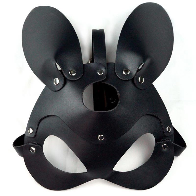 Fox Rabbit Ears PU Cosplay Mask