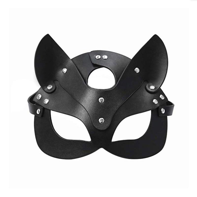 Fox Rabbit Ears PU Cosplay Mask