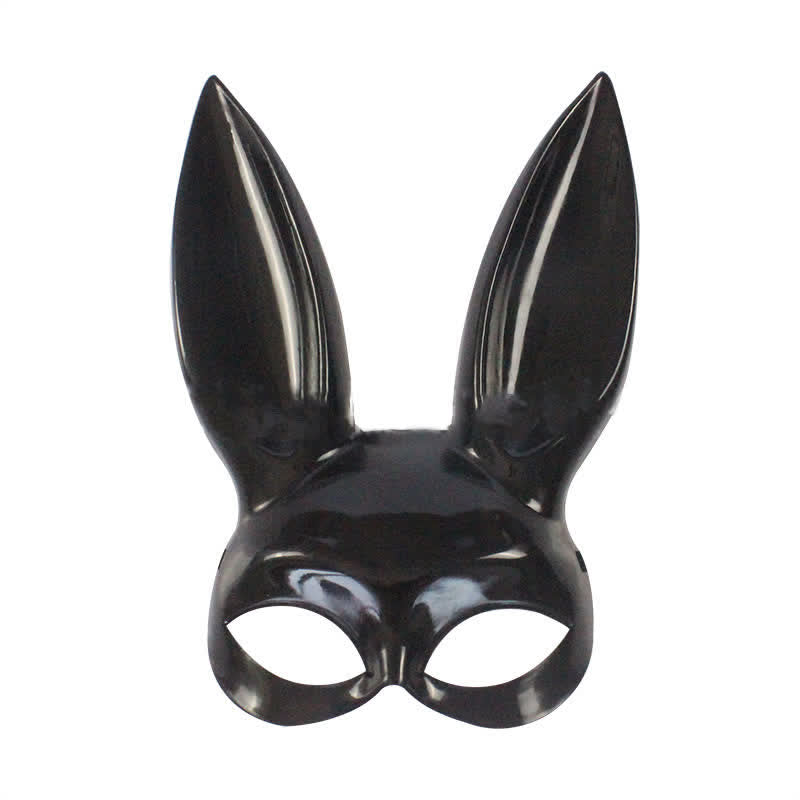 Cosplay Bunny Sexy PU Slip Dress Lingerie Set