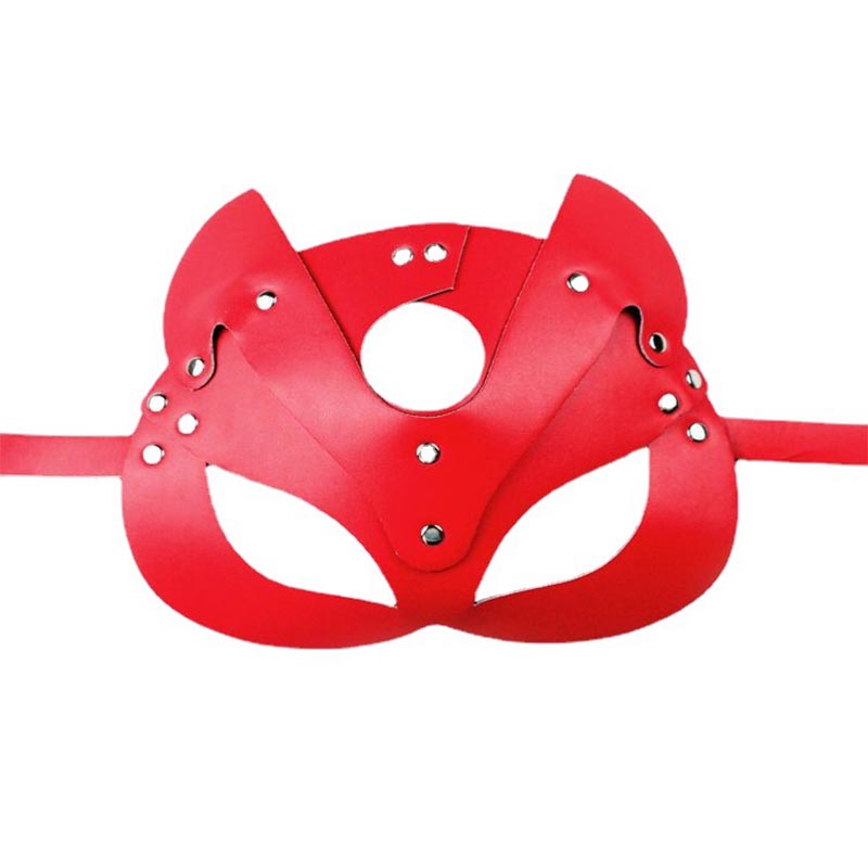Fox Rabbit Ears PU Cosplay Mask