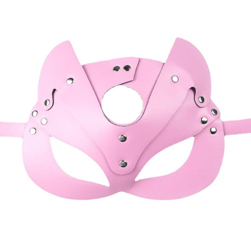 Fox Rabbit Ears PU Cosplay Mask
