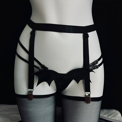 Cosplay Devil Backless Lingerie Set
