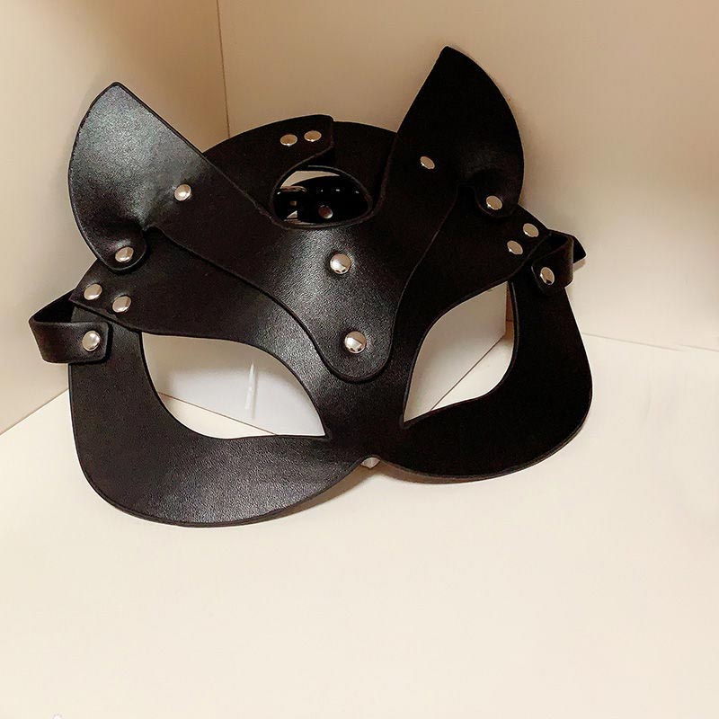 Fox Rabbit Ears PU Cosplay Mask