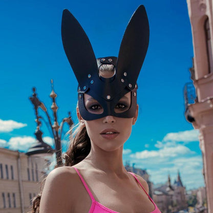 Couple PU Cosplay Eye Mask