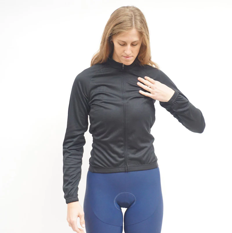 Women's Winter Jersey Black - Image 2