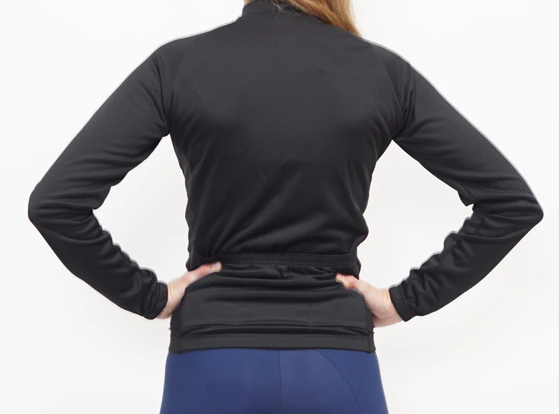 Women's Winter Jersey Black - Image 4