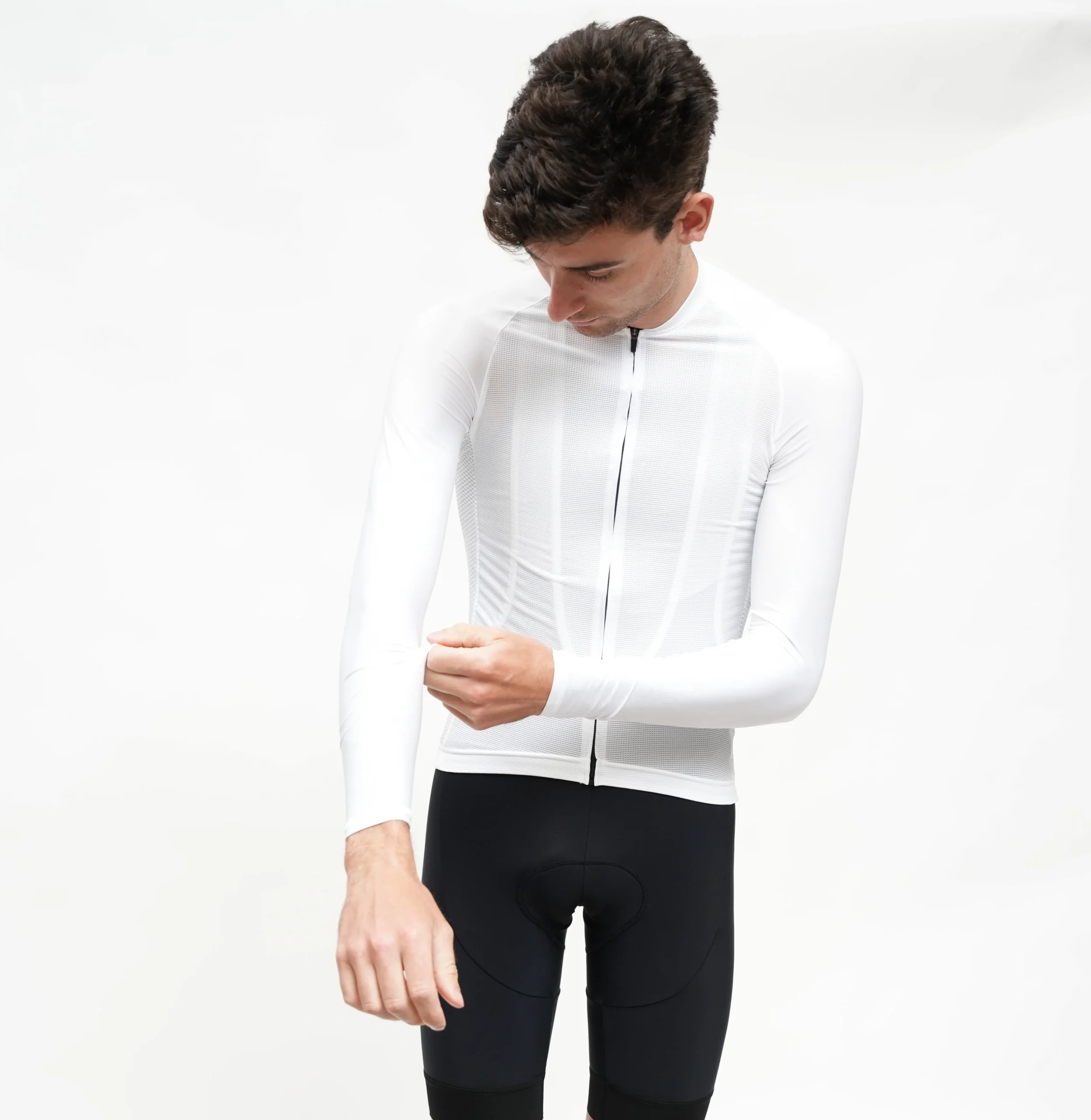 Aero Long Sleeve Jersey - White - Image 3